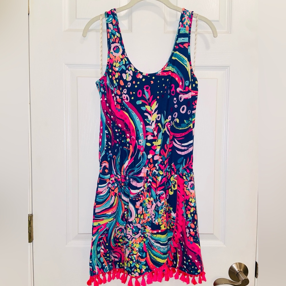 Lilly Pulitzer Jarrett Romper in Beach Loot